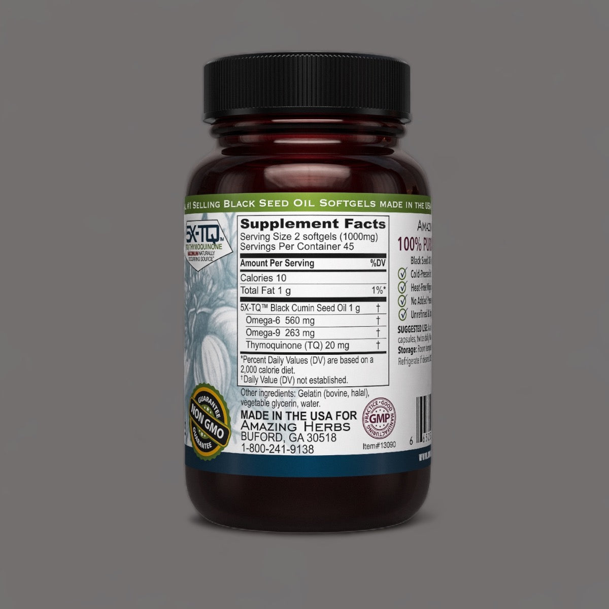 Black Seed Oil Softgels 500mg