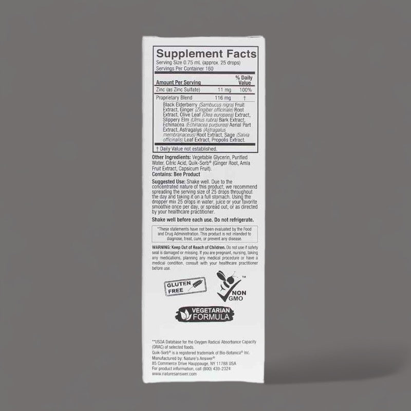 Ionic Zinc Immune with Black Elderberry