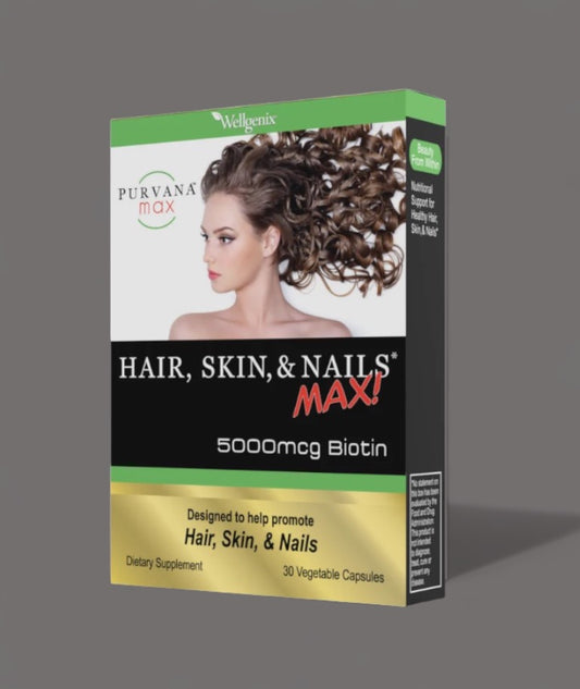 Purvana Max Hair, Skin, & Nails 30ct