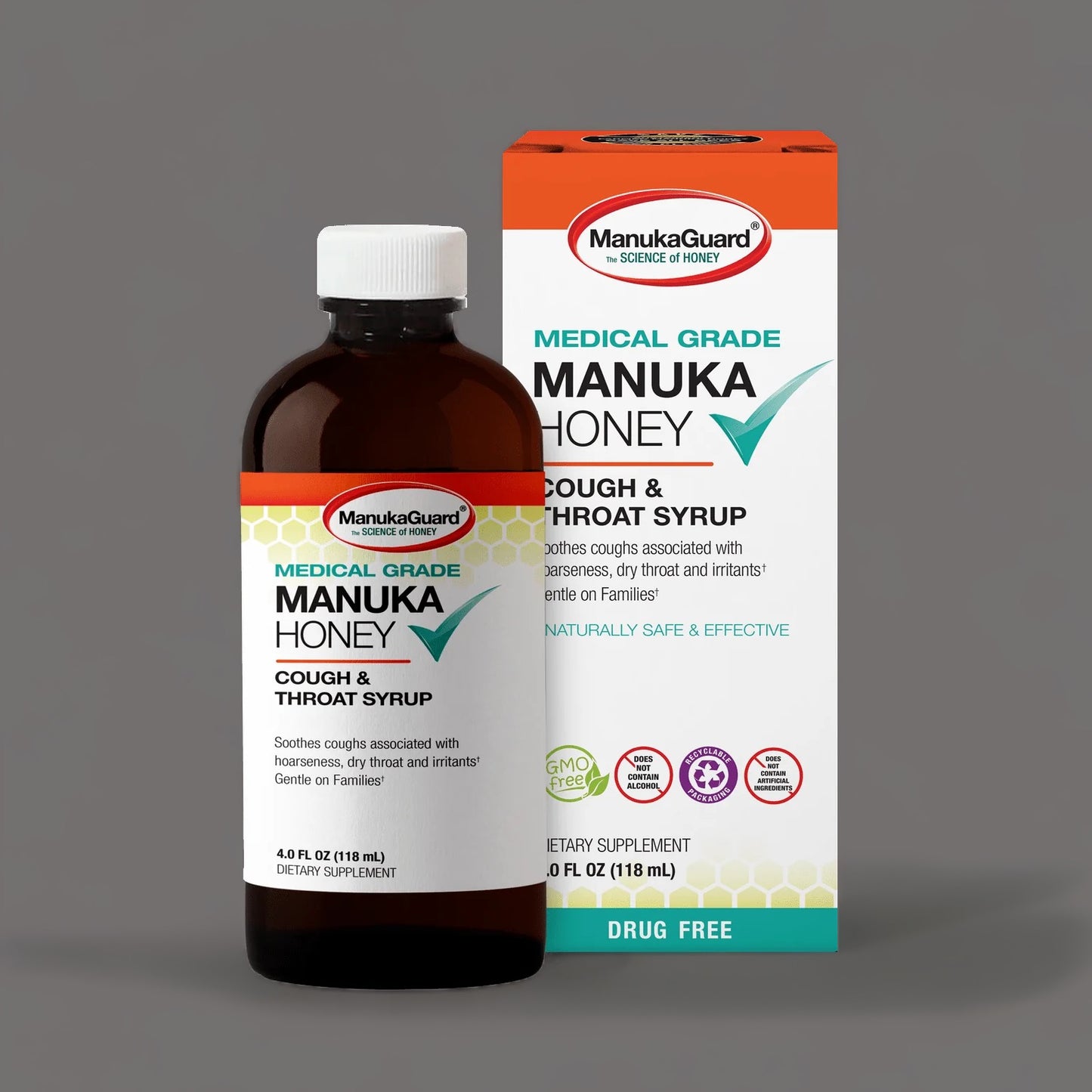 Manuka Honey Cough & Throat Syrup